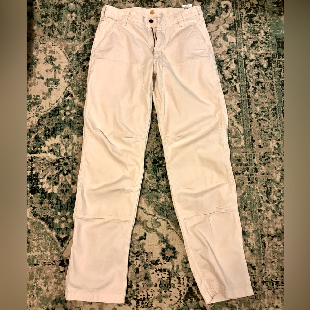 Carhartt WIP Double Knee Chino Carpenter Pants - White